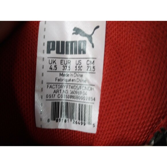 Puma Ferrari Drift Cat 5 L NU Junior Size 5.5 C Kids Shoes - Black~Red - Picture 11 of 11